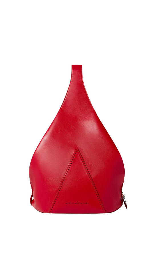Appaloosa Whipstitch Medium Bucket Bag in Red