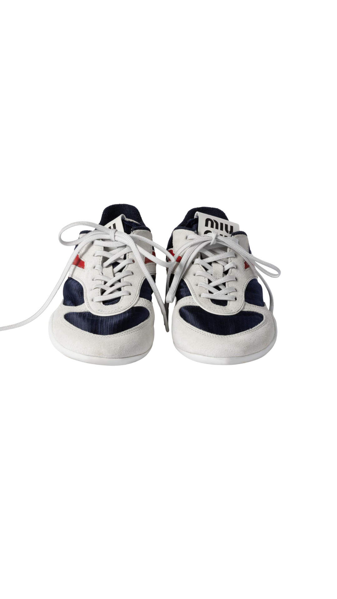 Gymnasium Technical Fabric and Suede Sneakers in Baltic Blue/Amaranth