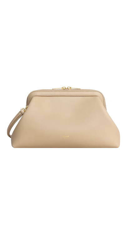 Small Doctor Pouch in Deep Ivory Supple Natural Calfskin