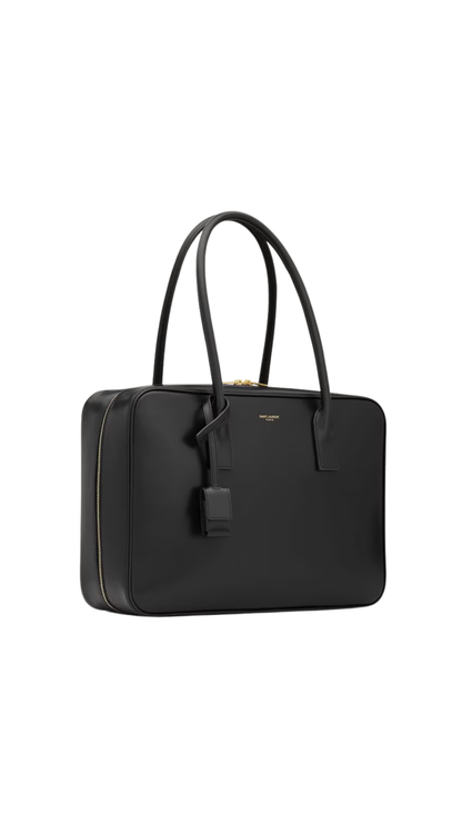 Bolso Sac De Jour Bauletto en piel negra Saint Laurent