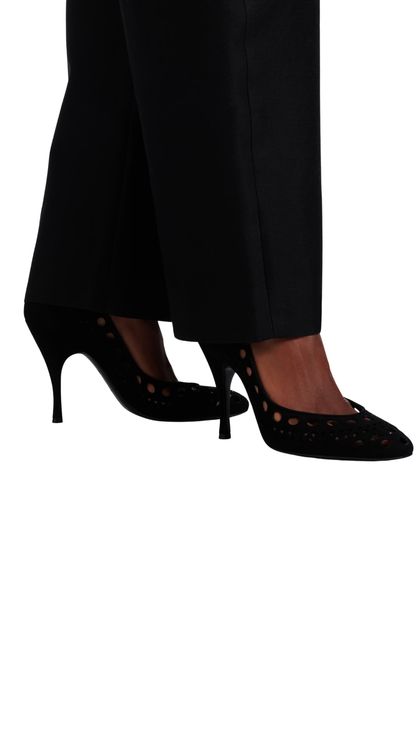 Vienne Suede Pumps in Black