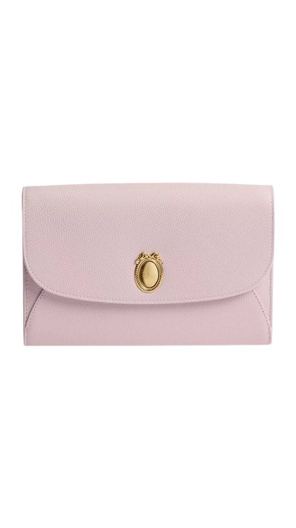 Dior Médaillon Envelope Pouch with Strap in Rose Tendre
