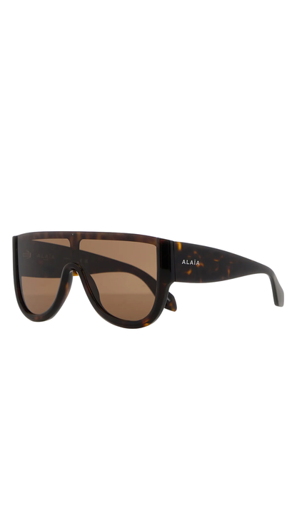 Printed Acetate Sunglasses in Brown