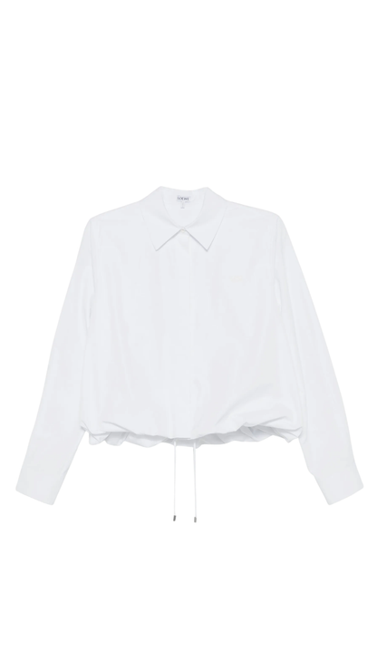 Shirt in White Cotton