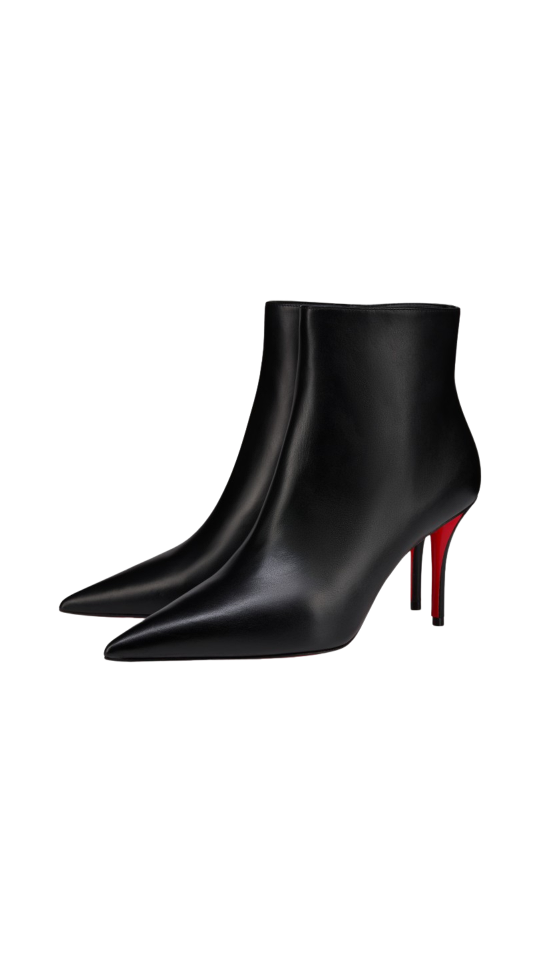Miss Z Booty 80 mm Low Boots - Calf Leather - Black - Women