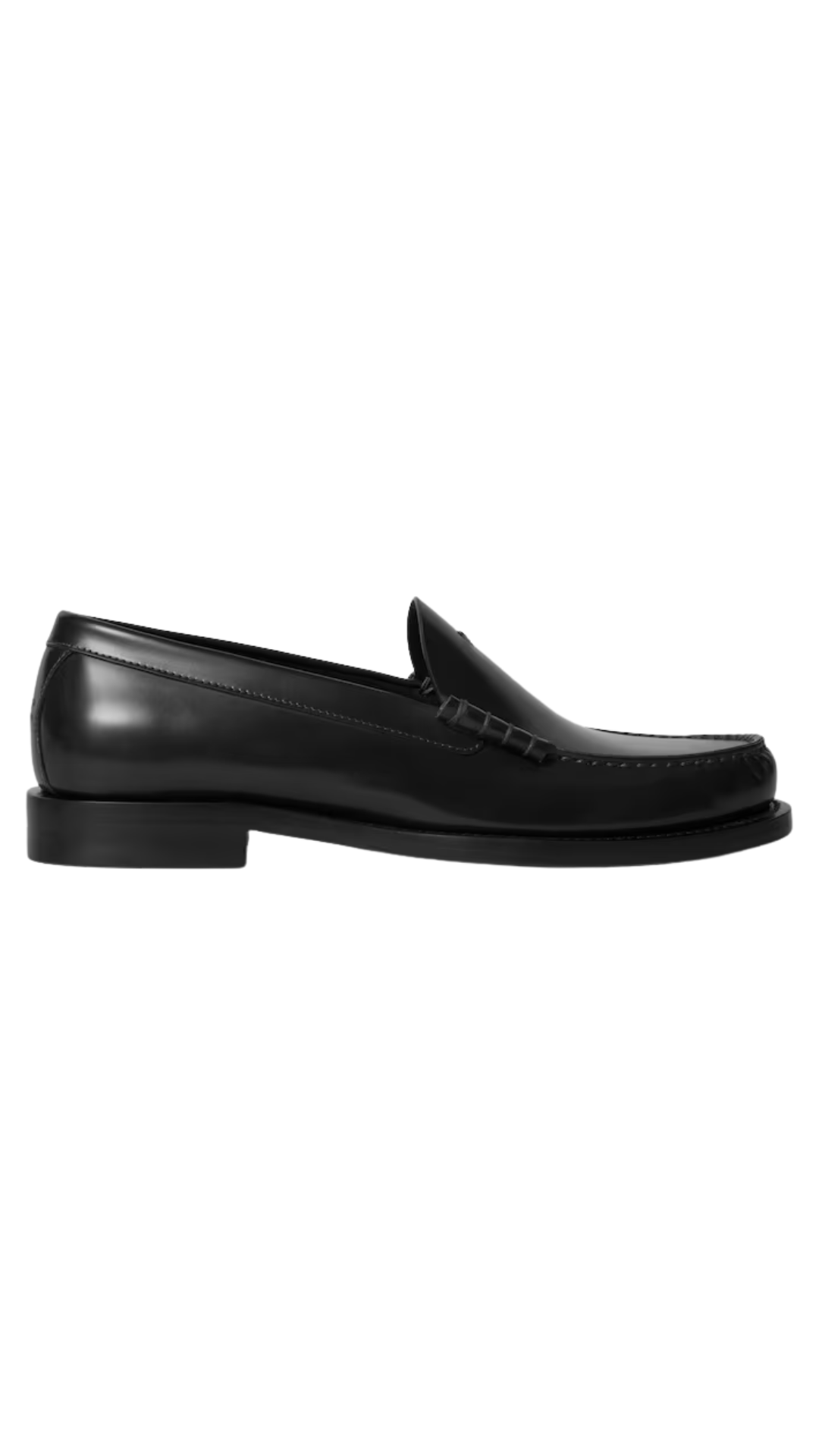 New Classic Loafer in Black Polished Bullskin
