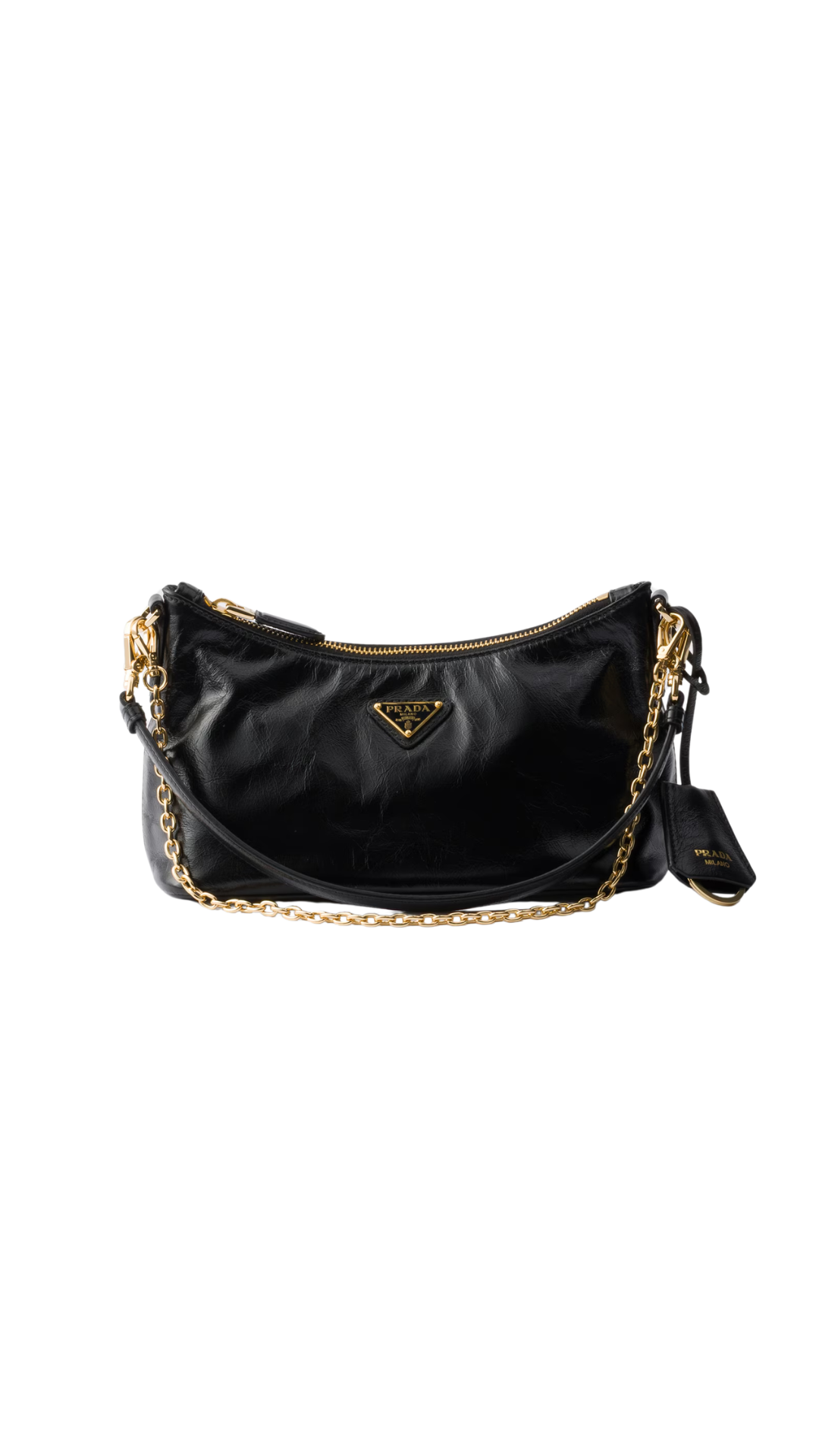 Leather Mini-Bag in Black