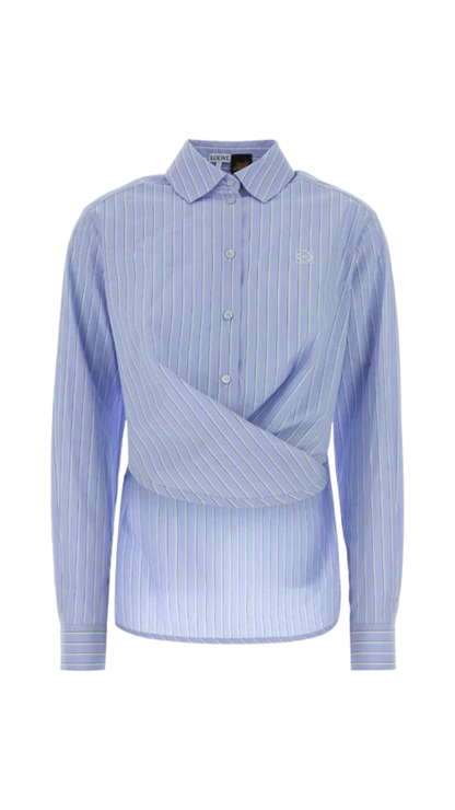 Shirt in Blue Cotton