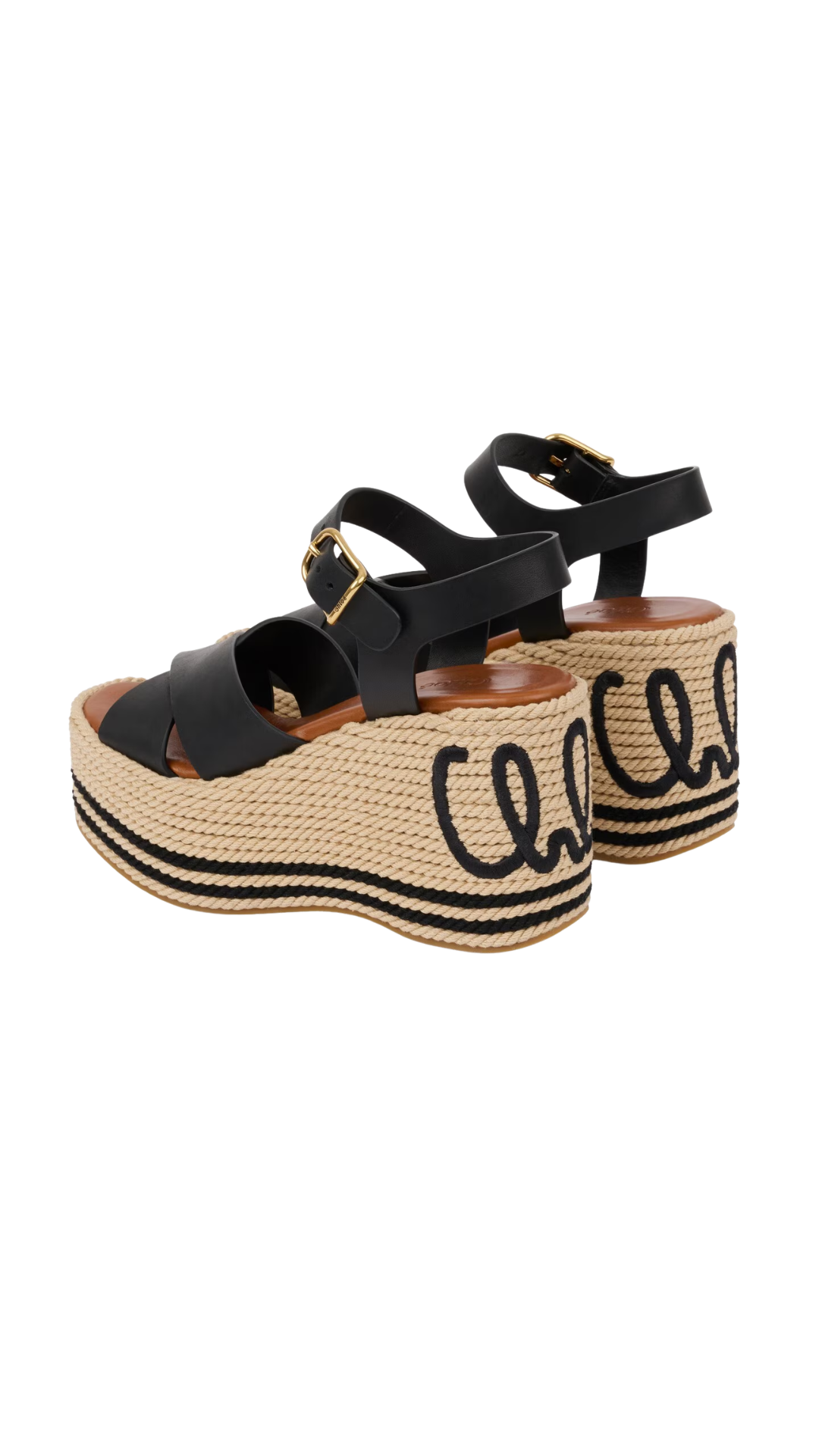 Sand Wedge Sandal in Black