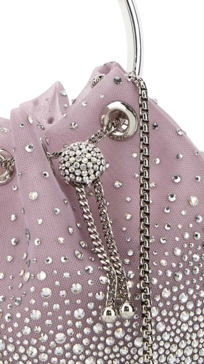 Bon Bon Crystal Mesh Handbag