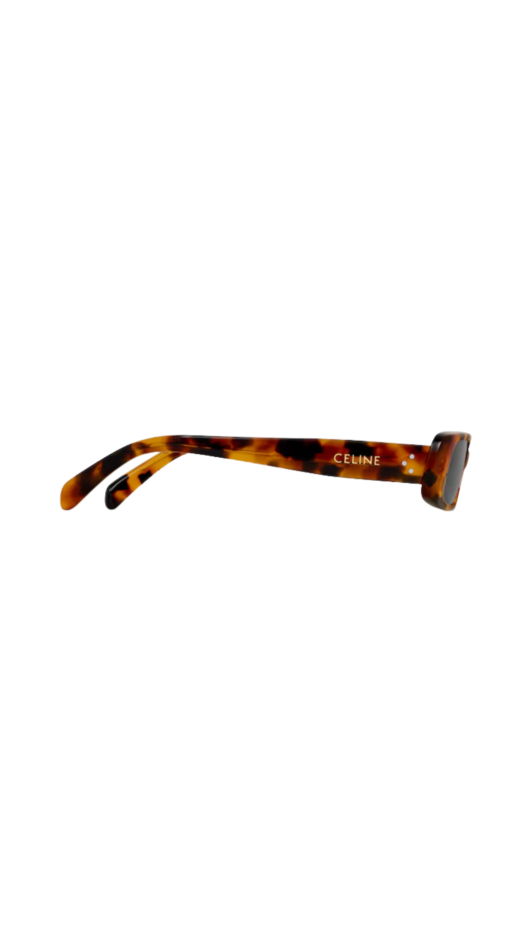 Rectangular S343 Sunglasses in Havana Acetate