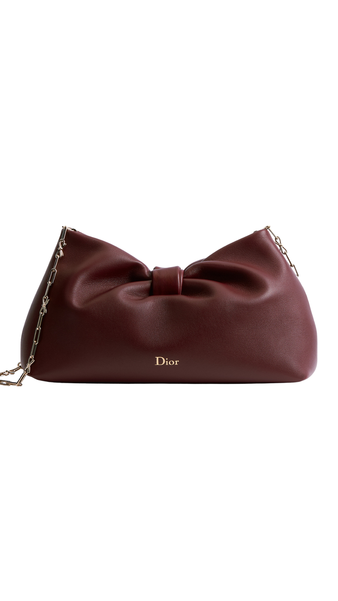 Medium Dior Bow Bag in Red
