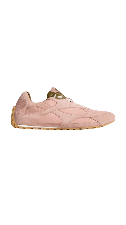 Orbit Flash Sneaker in Terra Pink/Olive Oil