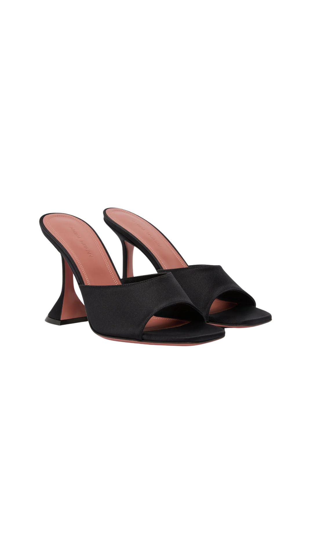 Lupita Slipper 95 Black Satin
