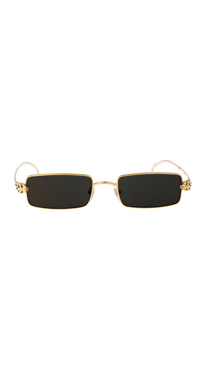 Panthère de Cartier Sunglasses in Gold/Grey