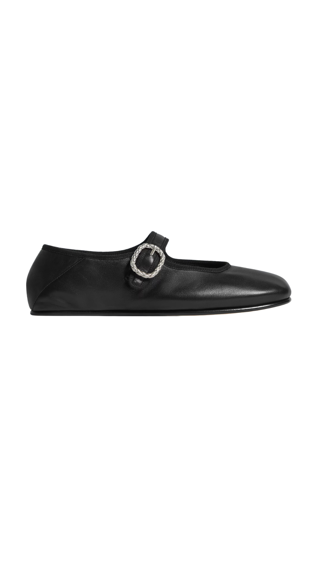 Veneziana Mary-Jane Ballerina in Black