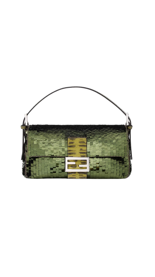 Baguette® 26424 in Khaki Green Sequin Bag