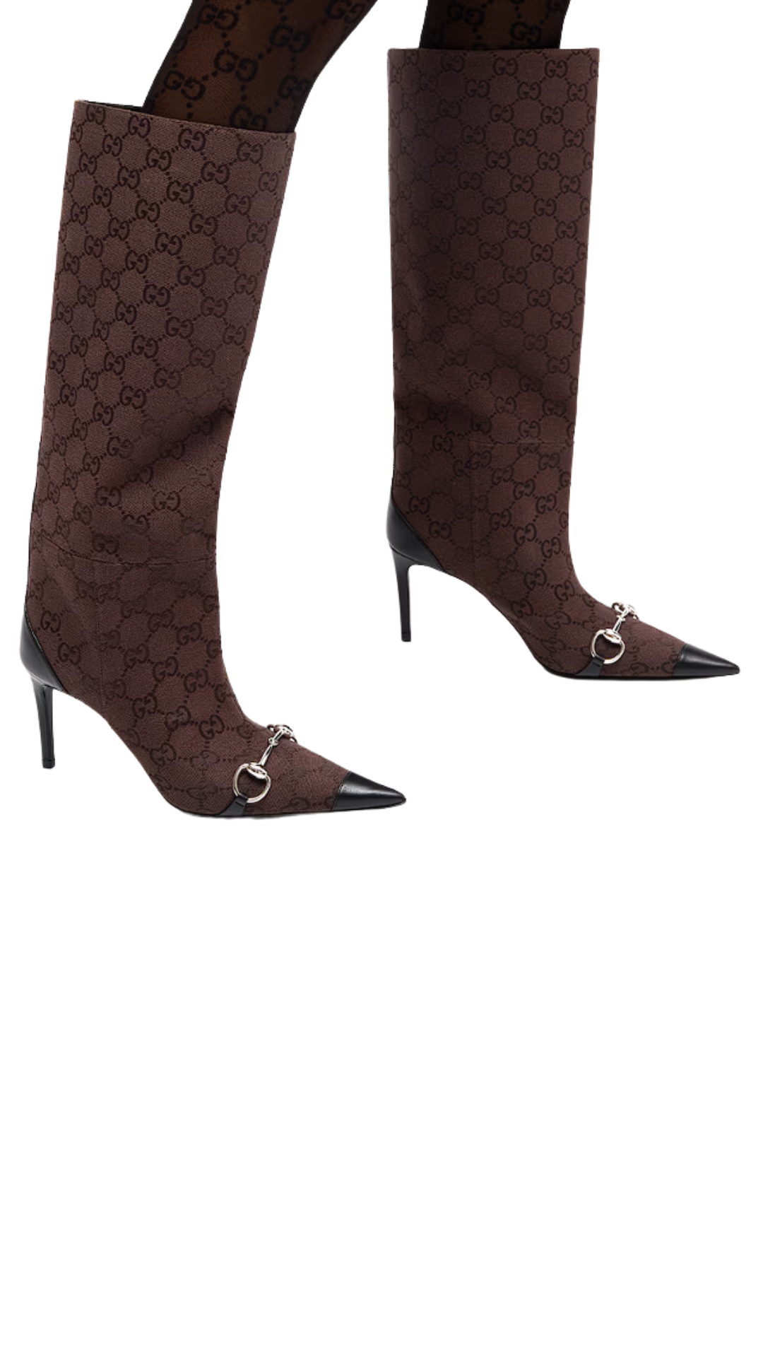 Donna Boot in Dark Brown GG Canvas