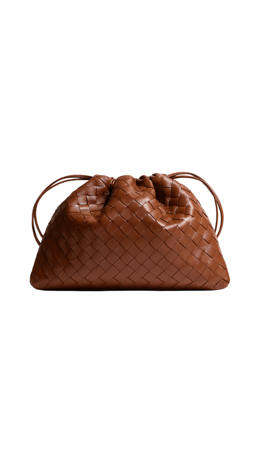 Dustbag in Tannin Intrecciato Calf Leather