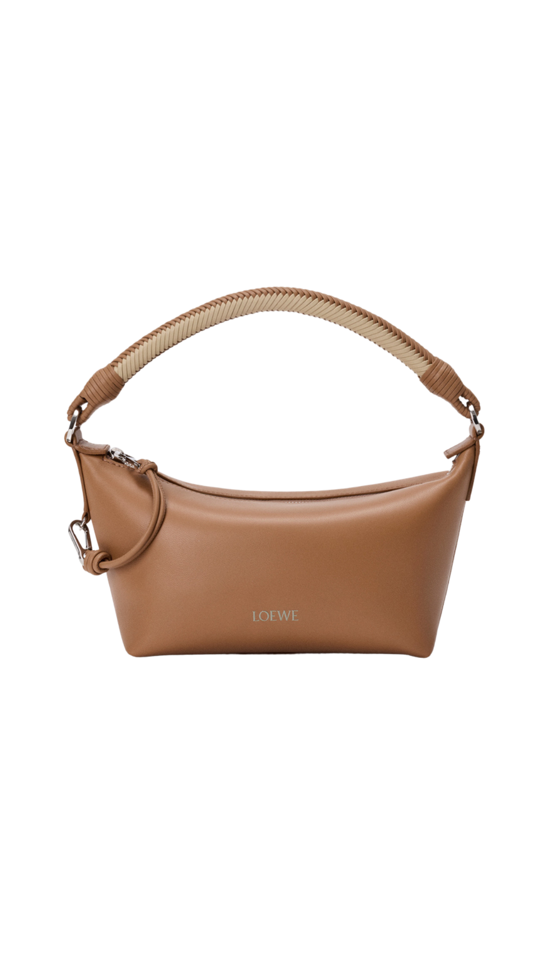 Cala Mini Bag in Mocha/Beige Mellow Nappa Lambskin