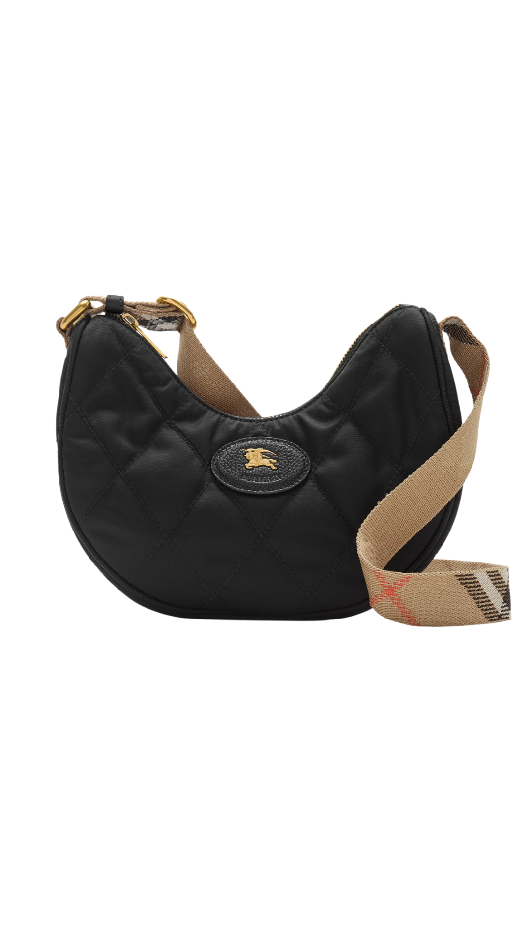 Horseshoe Crossbody Bag in Black