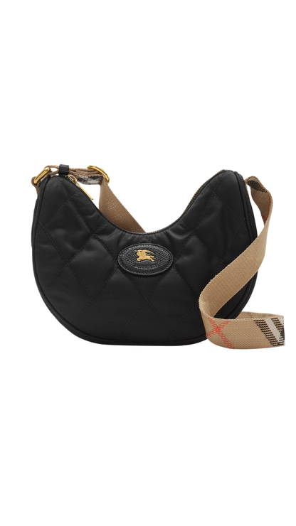 Horseshoe Crossbody Bag in Black