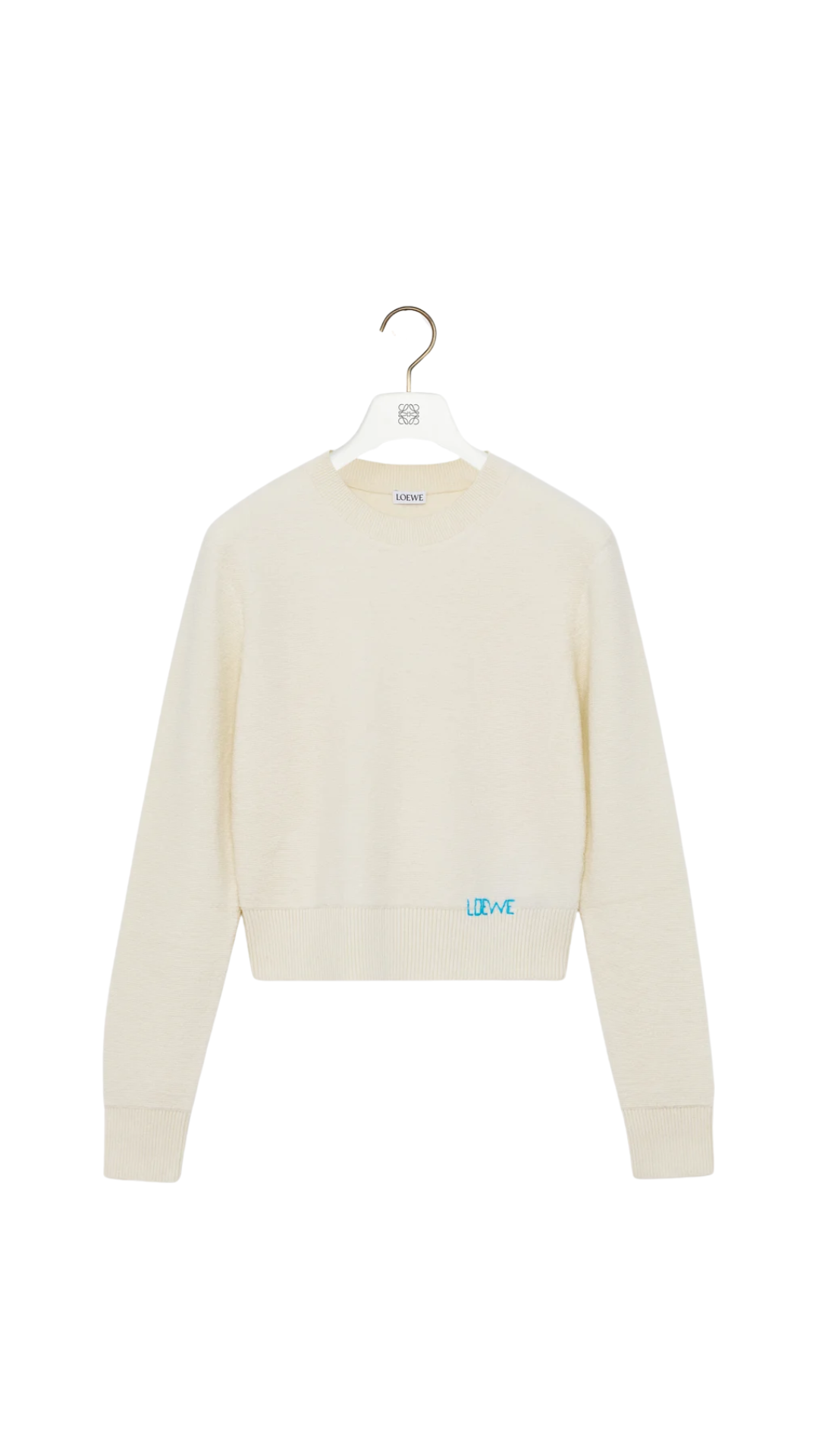 Sweater in Ecru Wool