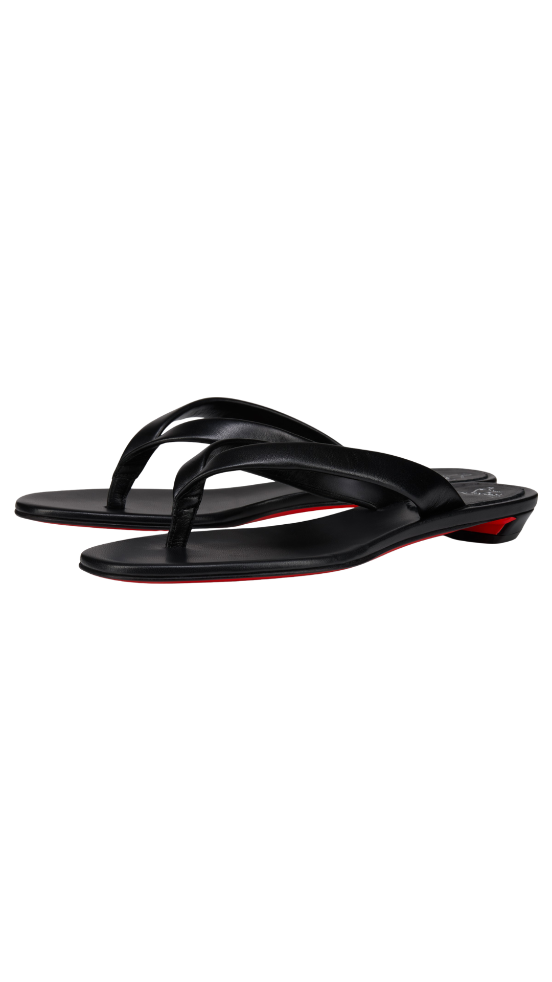Miss Z Thong in Thongs - Kid Leather in Black