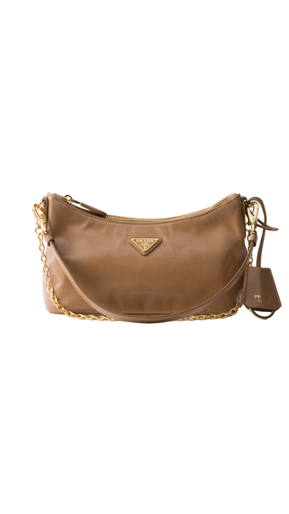 Leather Mini-Bag in Cameo