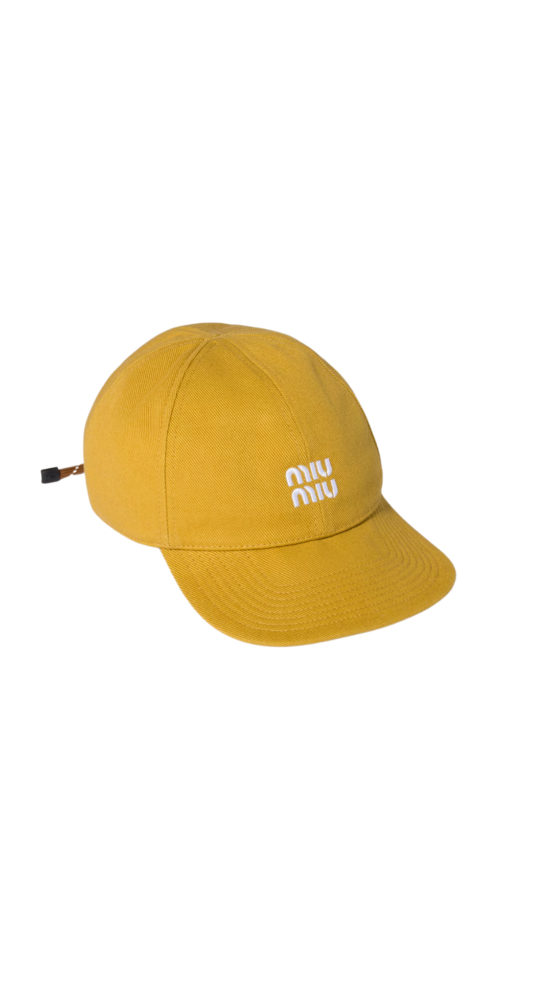 Denim Baseball Cap in Topaz/Brandy