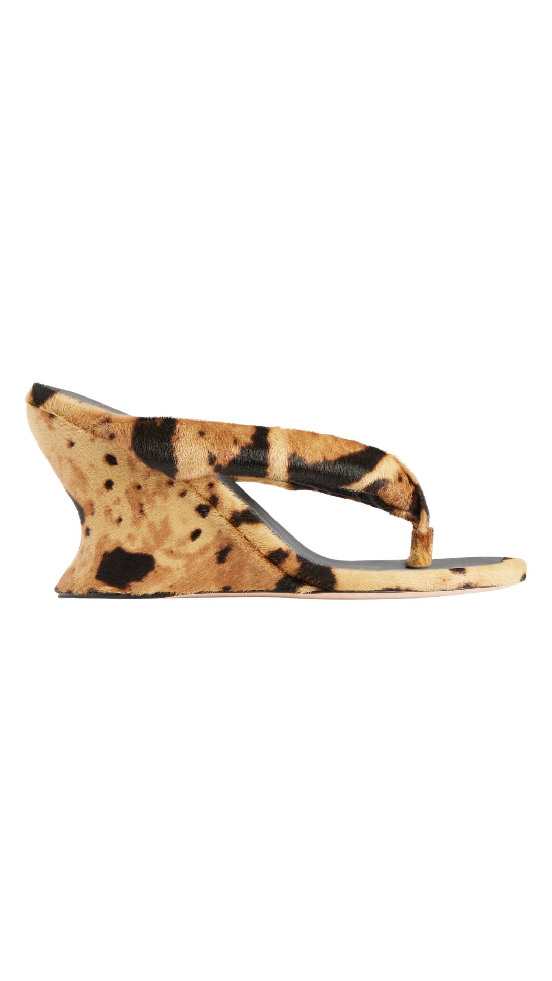 Gaeta Wedge Thong in Leopard