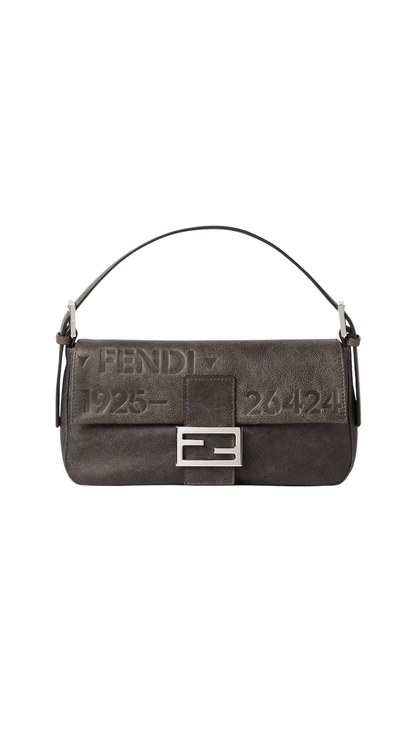 Baguette® 26424 Black Leather Stencil Print Bag