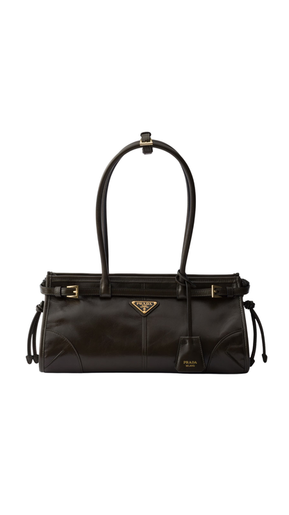 Bonnie Medium Leather Handbag in Forest
