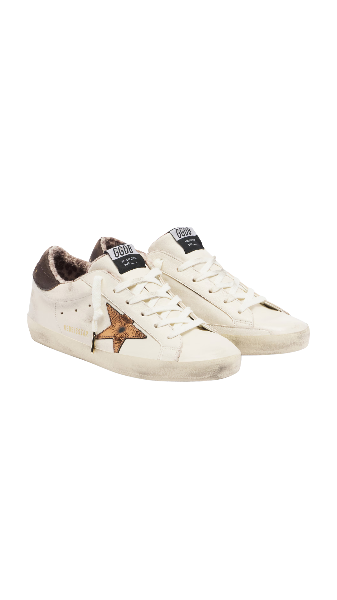 Super-Star Leather Sneakers in White