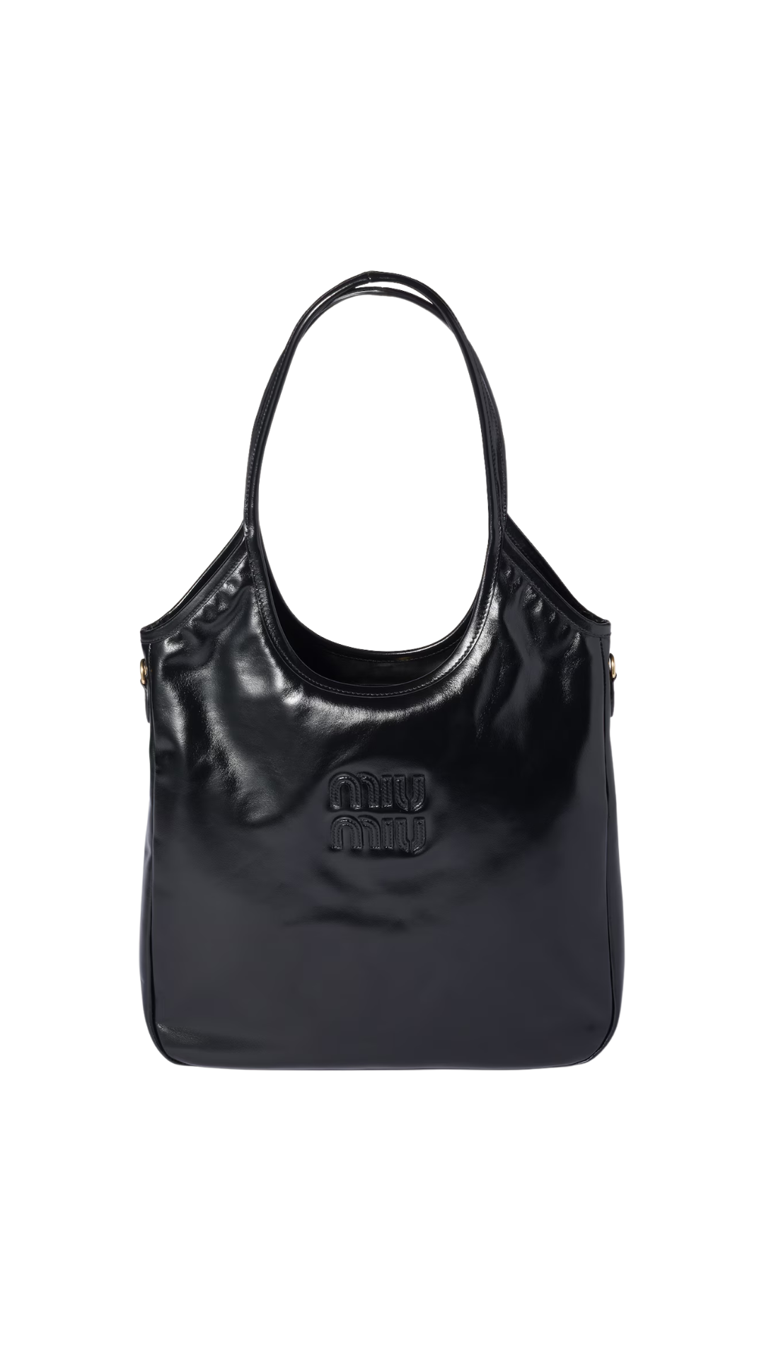 Ivy Leather Bag in Black