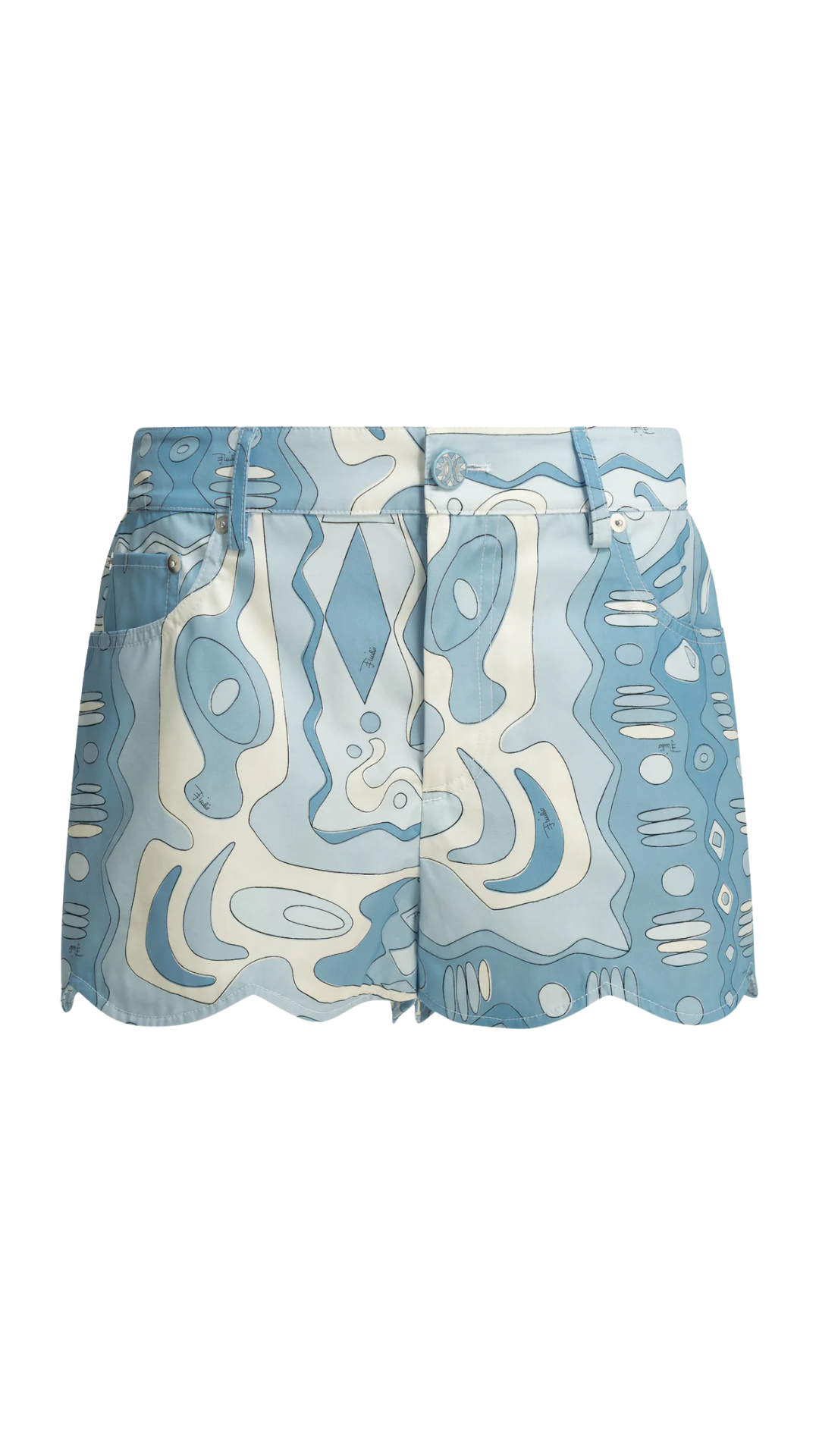 Five-Pocket Shorts in Blue
