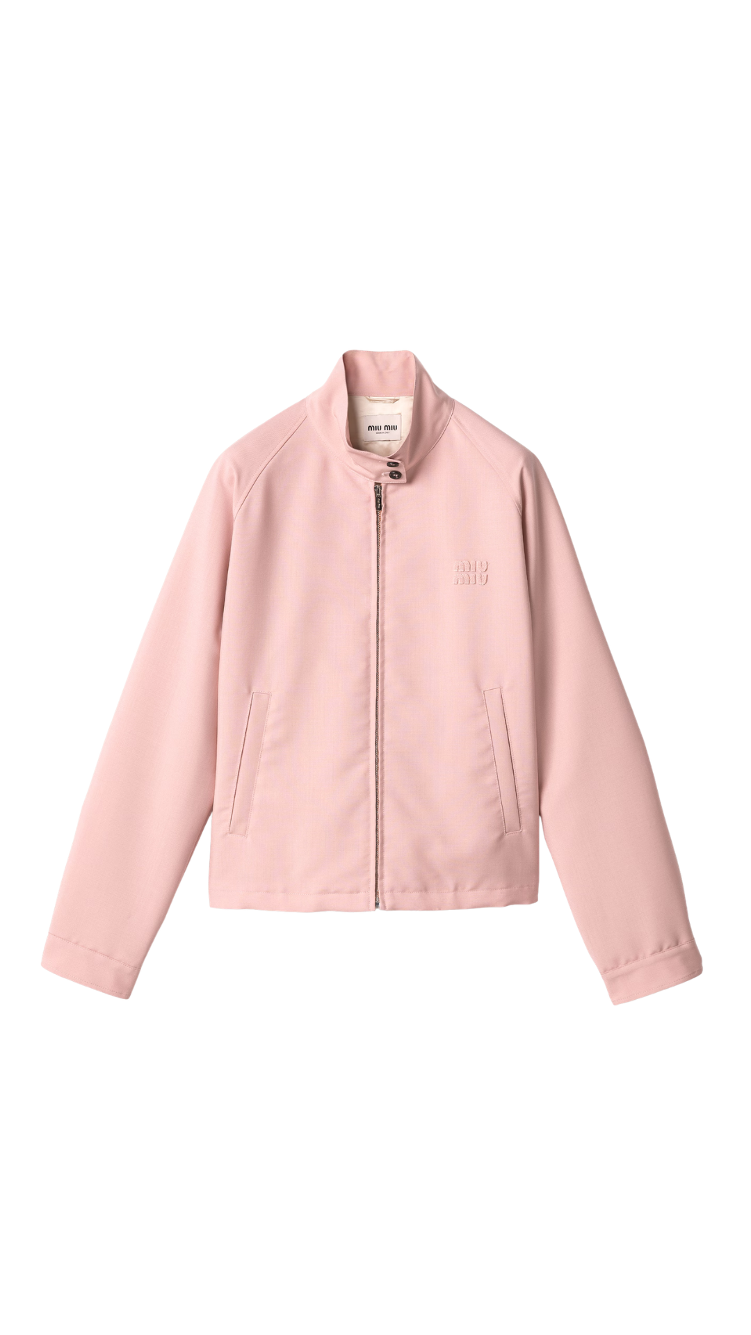 Kid Mohair Overshirt in Peach