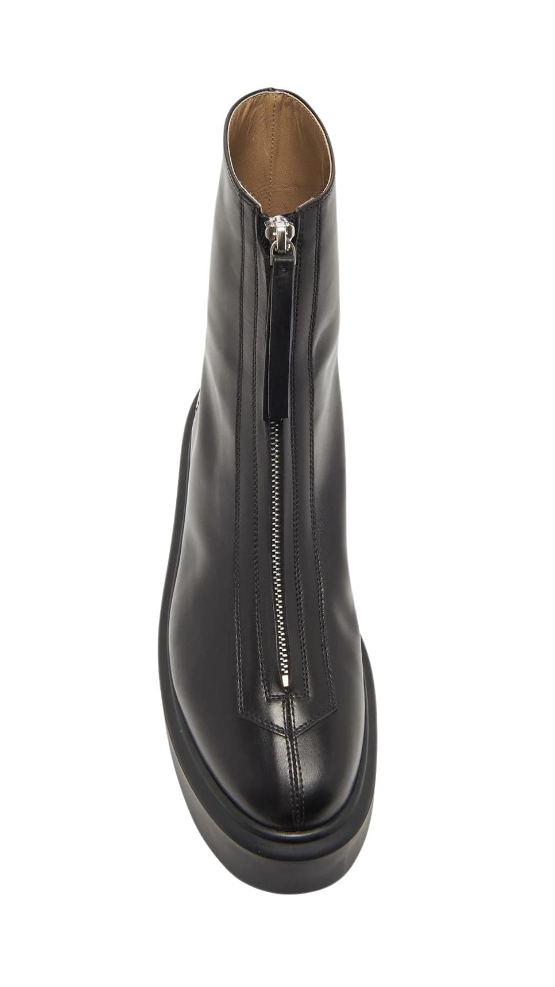 Zipped Boot I in Leather