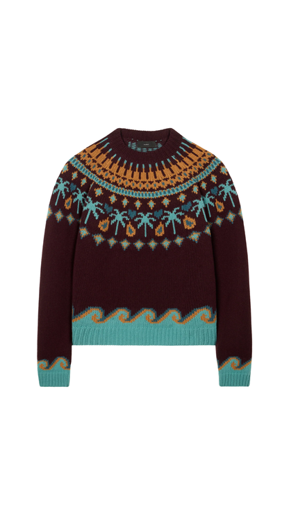 Sweet Winter Sweater in Vermouth/Multicolor
