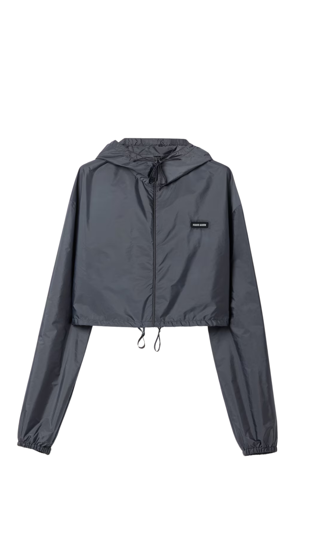 Technical Fabric Windbreaker in Hematite