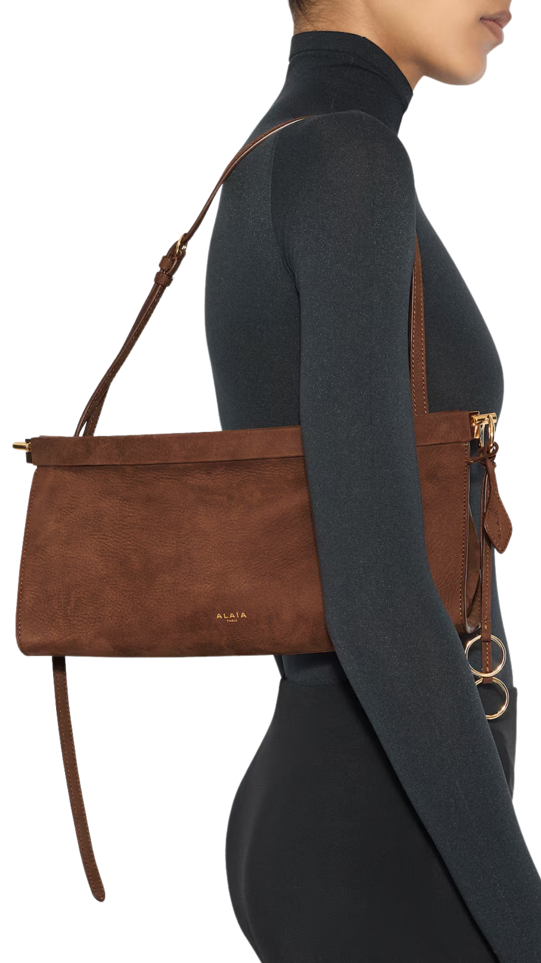 Le Click West Medium Bag in Nubuck