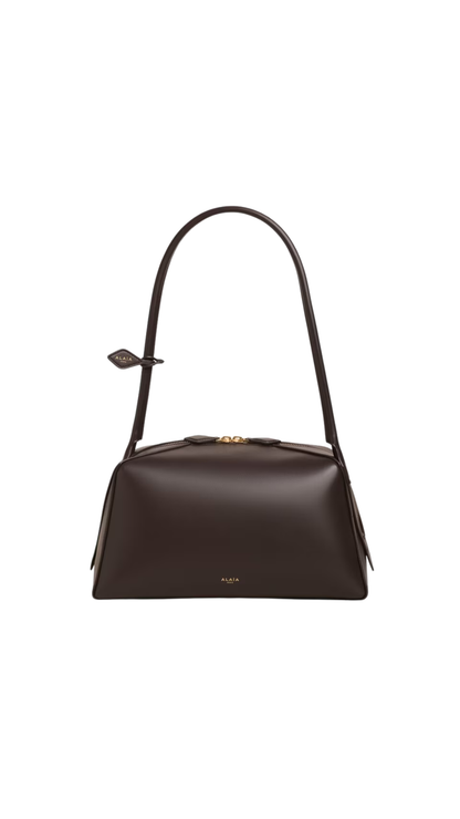 Le Bouledogue Bag in Dark Brown Calfskin