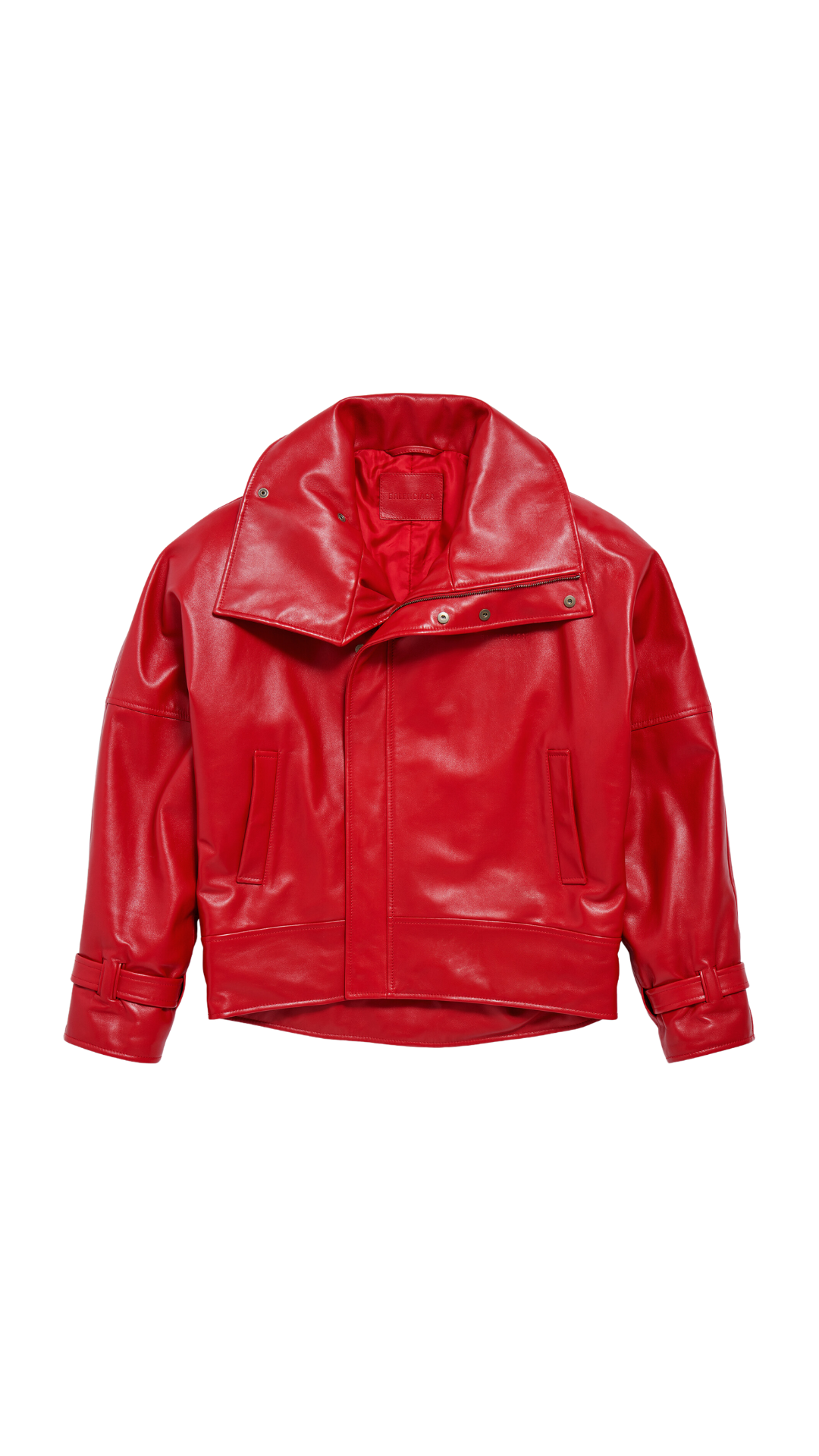 Round Bomber in Red