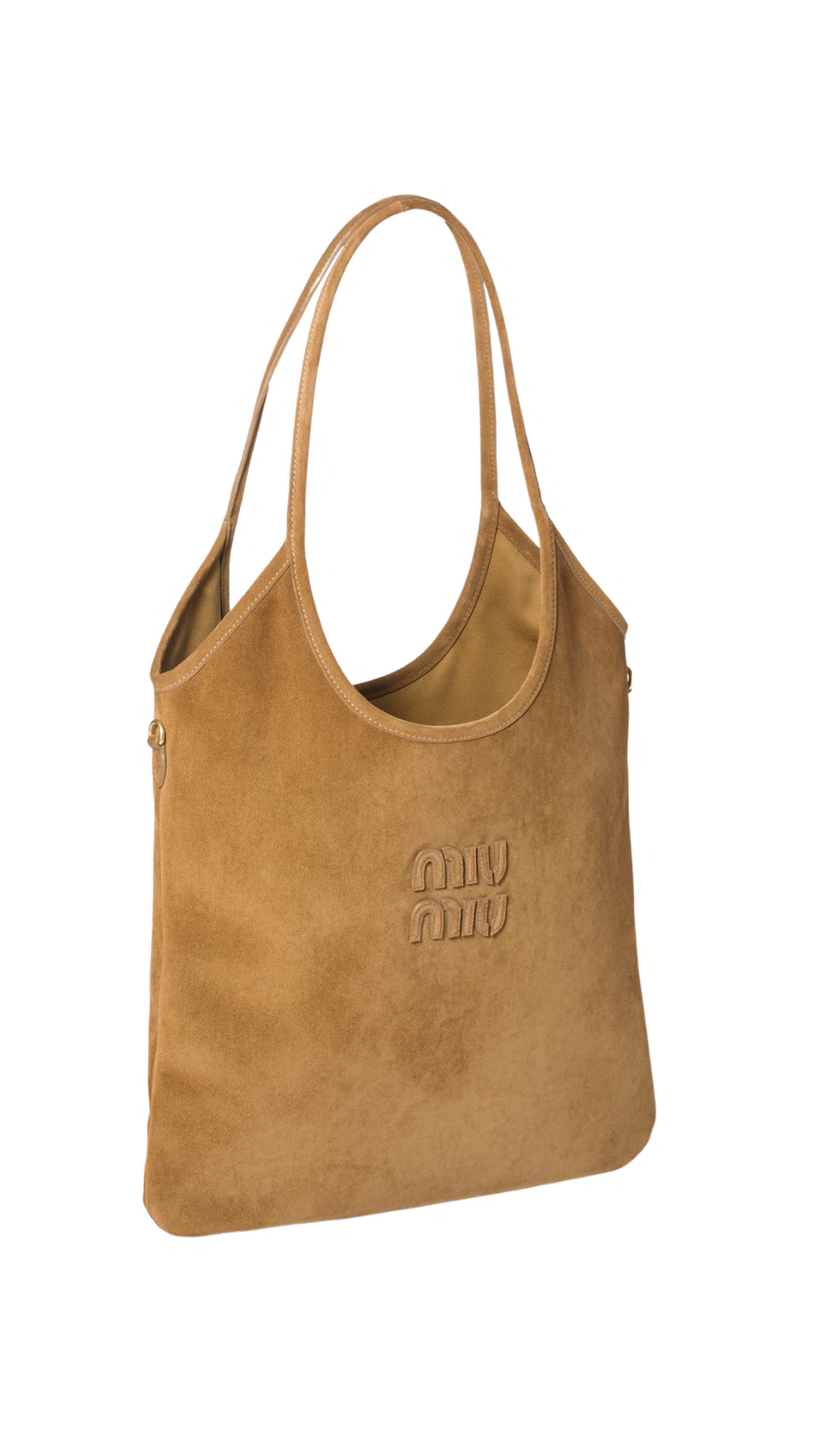 IVY Suede Bag in Olive Green