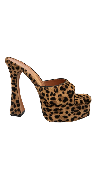 Dalida Slipper in Leopard