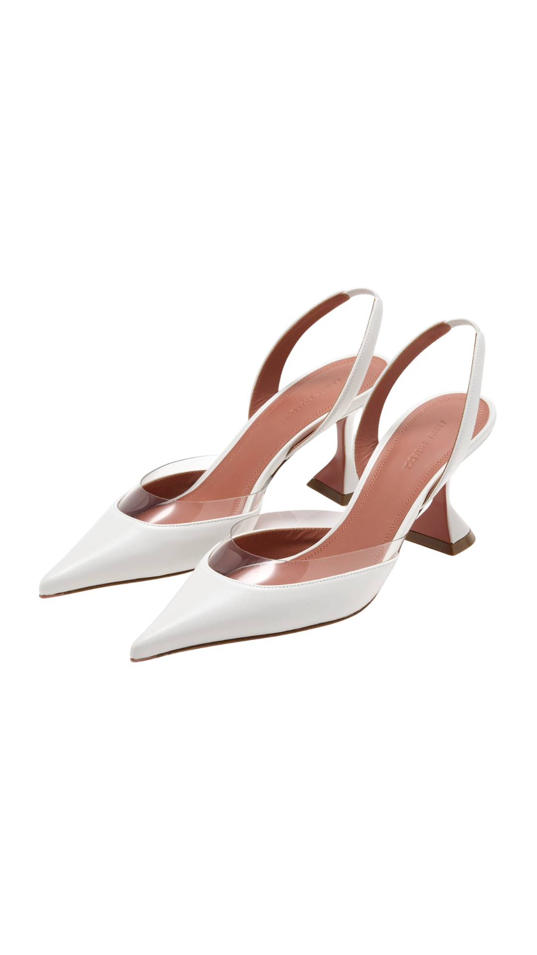 Lara 70 Slingback Pumps in White