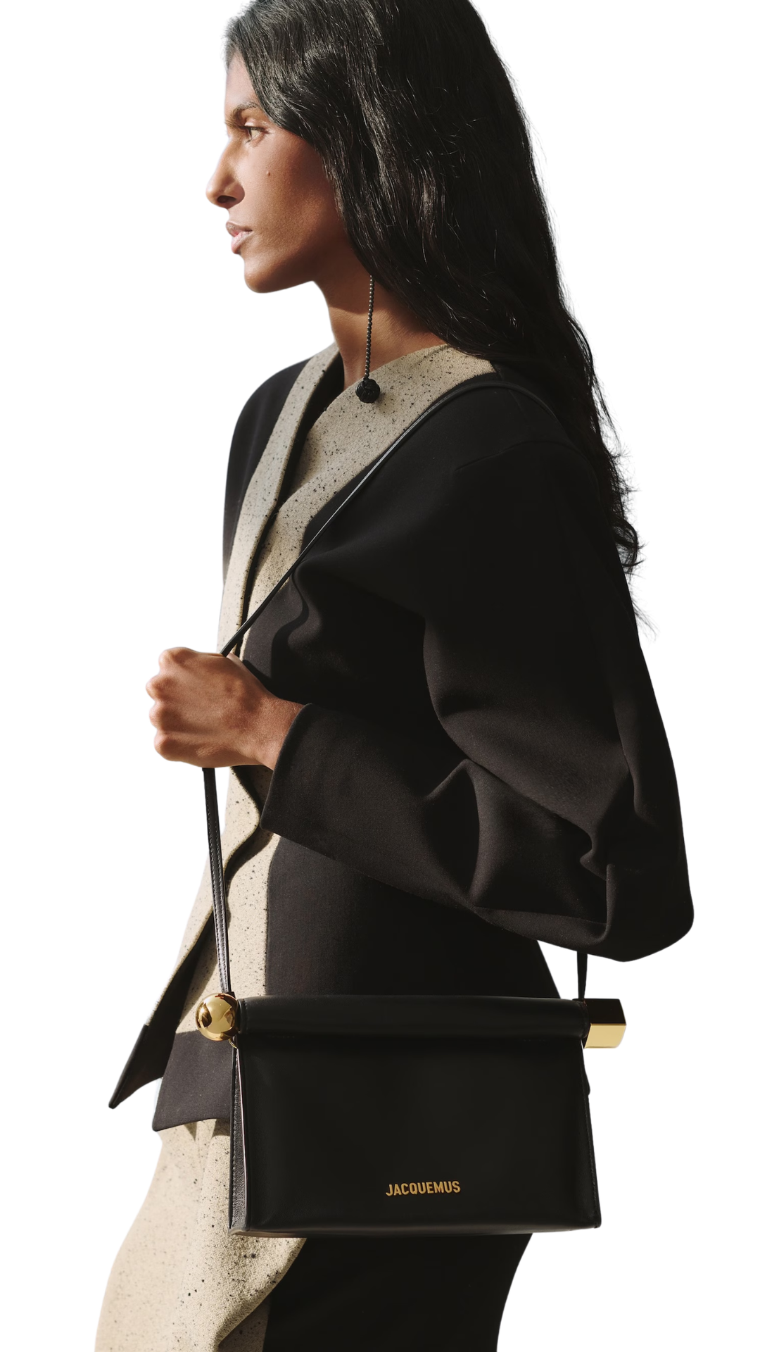 The Rond Carré bag in Black