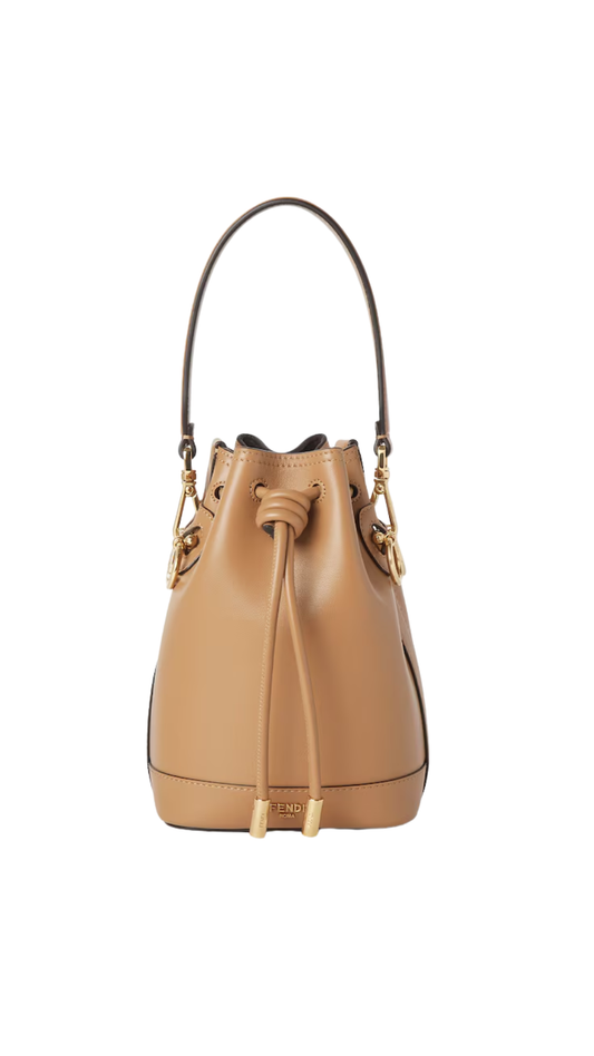 Mon Tresor in Cappuccino Leather Mini-Bag
