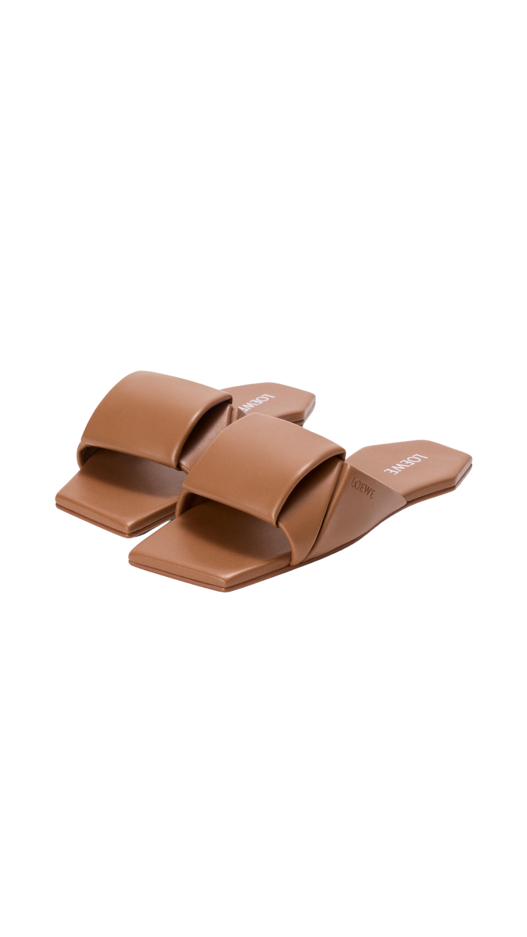 Origami Slide in Mocha Lambskin