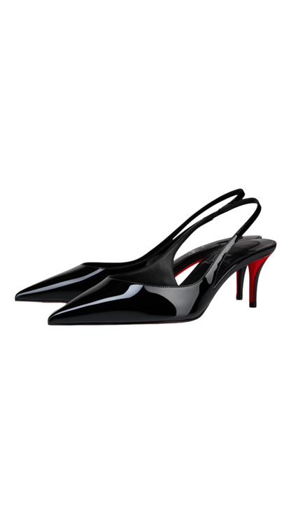Miss Z Sling Back 60 mm Slingback Pumps - Patent Calf Leather